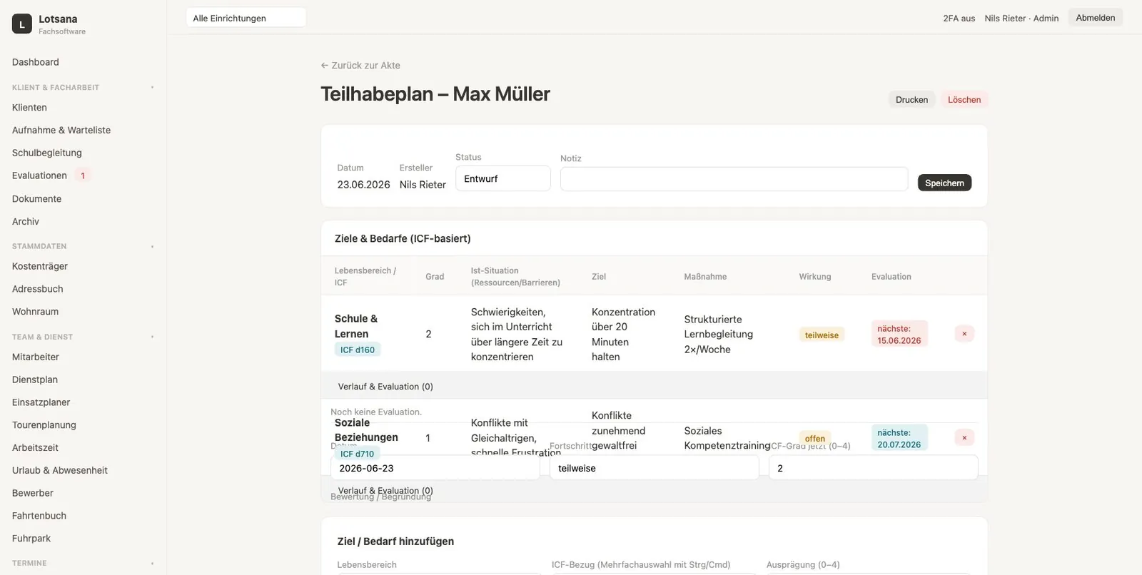 Teilhabe und Wirkung