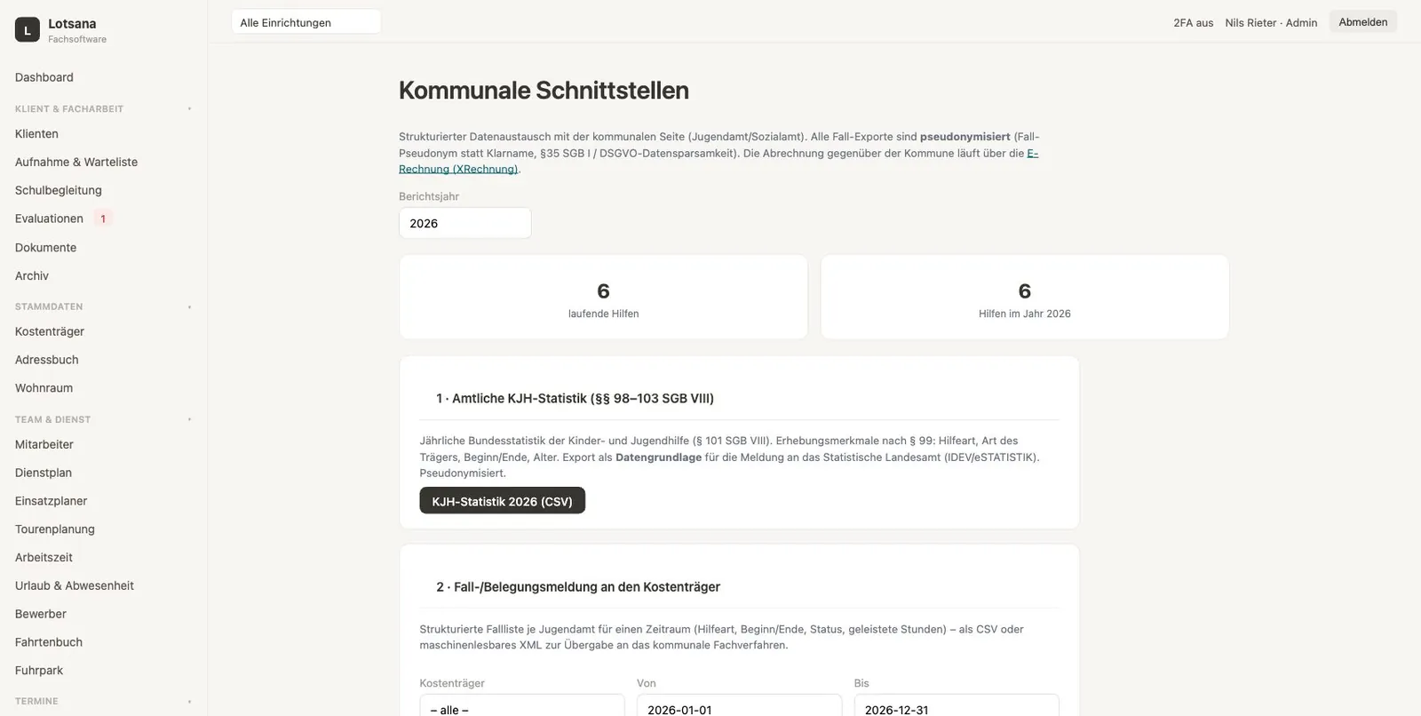Kommunale Schnittstellen