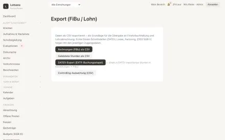 FiBu- & DATEV-Export
