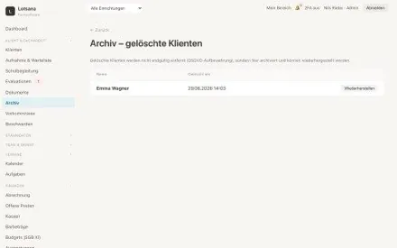 Kurz erklärt: Archiv